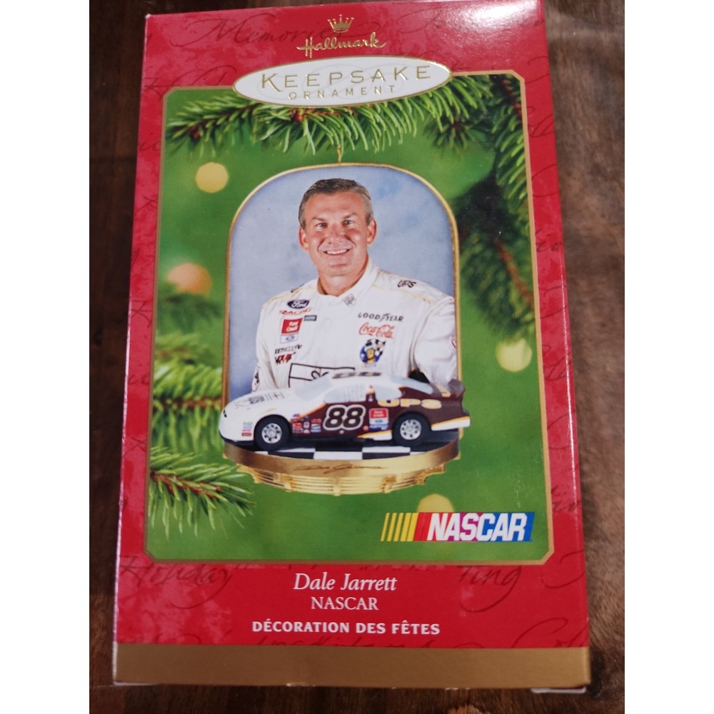 Hallmark Keepsake Ornament 2001 NASCAR Dale Jarrett #88 UPS Ford Taurus QXI5205